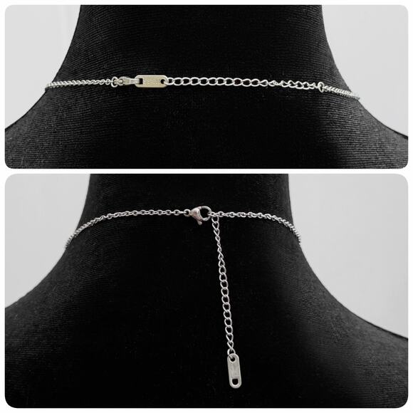 Natural Fluorite Quartz Crystal Perfume Bottle Necklace Pendant Essential Oil - Picture 5 of 8